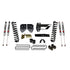 Suspension Lift Kit w/Shock 4 Inch Lift 17-19 Ford F-350 Super Duty Incl. Front Coil Springs Bump Stop Spacers Relocation Bracket Lift Blocks U-Bolts Brake Line Extension Bracket M9500 Monotube Shock Skyjacker