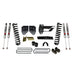 Suspension Lift Kit w/Shock 4 Inch Lift 17-19 Ford F-350 Super Duty Incl. Front Coil Springs Bump Stop Spacers Relocation Bracket Lift Blocks U-Bolts Brake Line Extension Bracket M9500 Monotube Shock Skyjacker