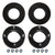 Suspension Leveling Lift Kit With 2.5 Inch Front and 1 Inch Rear Metal Spacers Skyjacker