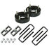 Tundra Lift Kit 2 Inch Front Lift 07-17 Tundra Includes Metal Spacers Rear Blocks U Bolts Skyjacker