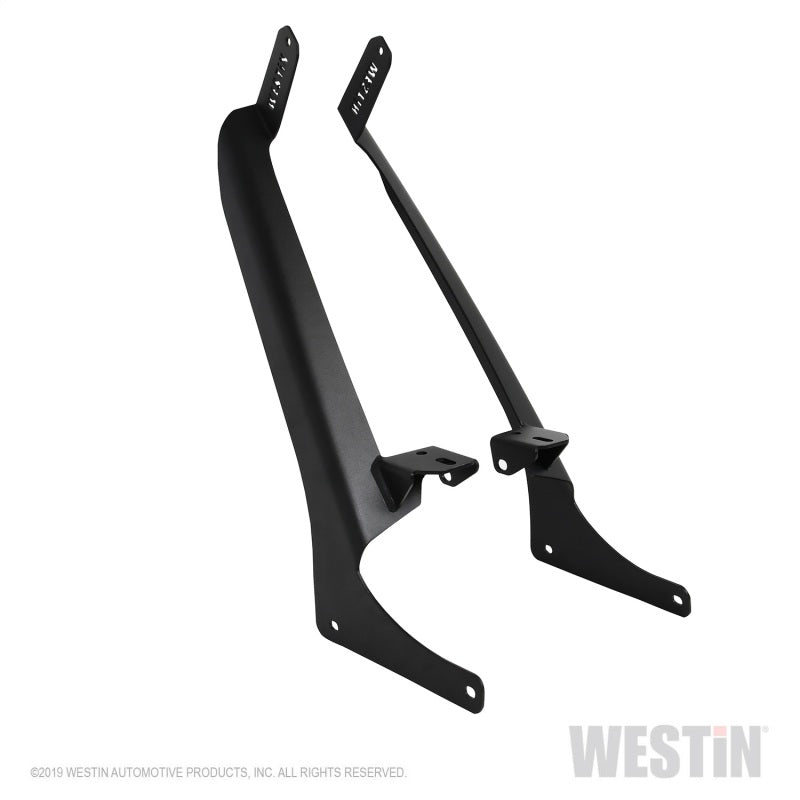 Soporte de luz LED para pilar de Jeep Wrangler Westin 18-19, color negro