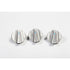 Rugged Ridge Alum Climate Control Knob Set Blue 07-10 Jeep Wrangler JK