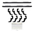 Westin 2019 Chevrolet Silverado/Sierra 1500 CC (5.5ft) PRO TRAXX 5 WTW Oval Nerf Step Bars - Black