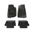 Kit de revestimiento de piso Rugged Ridge negro delantero y trasero para Jeep Wrangler JL 2Dr 18-20