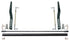 RockJock Antirock Sway Bar Kit Universal 45in Bar 20in Bent Steel Arms
