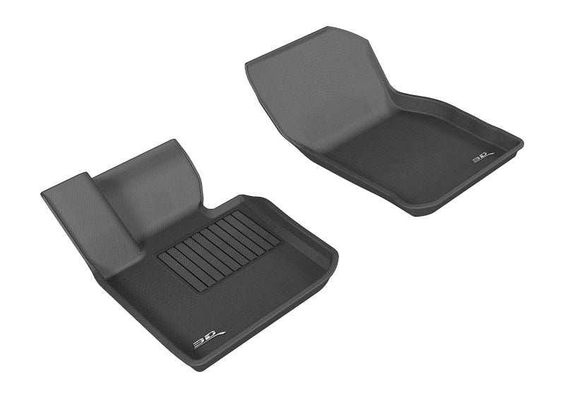 3D MAXpider 2014-2019 Mini Hardtop 2-Door/Convertible Kagu 1st Row Floormat - Black