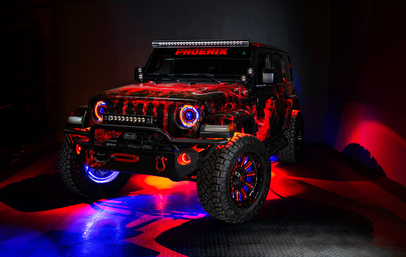 ORACLE LightingOracle Oculus Bi - LED Projector Headlights for Jeep JL/Gladiator JT - ColorSHIFT 2