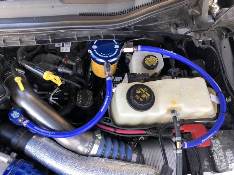 Sinister Diesel 2017+ Ford Powerstroke 6.7L (Engine Mount) Coolant Filtration System