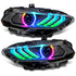 ORACLE LightingOracle Lighting 18 - 23 Ford Mustang Dynamic ColorSHIFT LED Headlights - Black Series