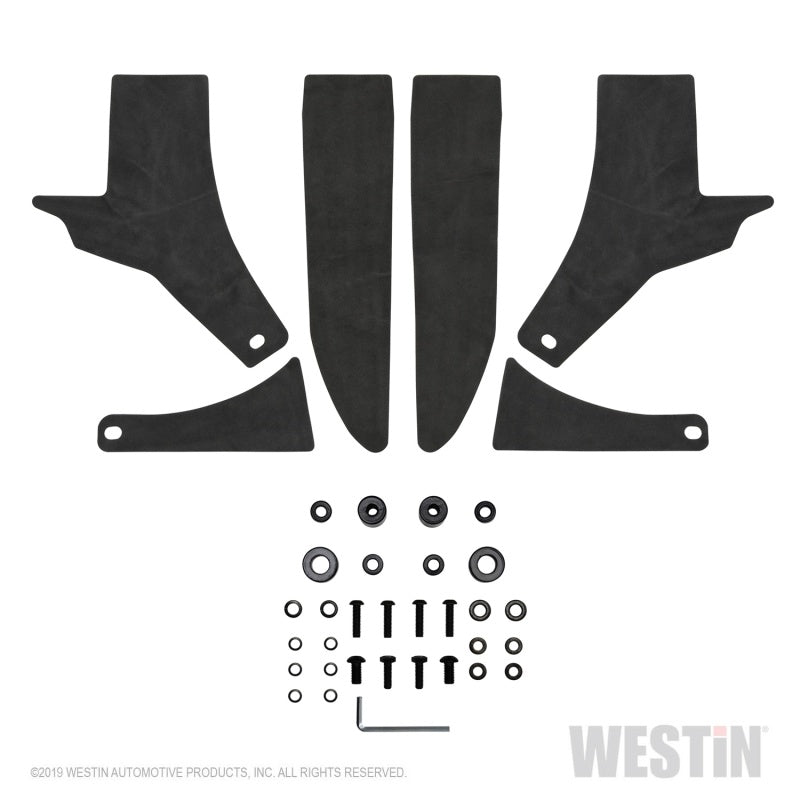 Soporte de luz LED para pilar de Jeep Wrangler Westin 18-19, color negro