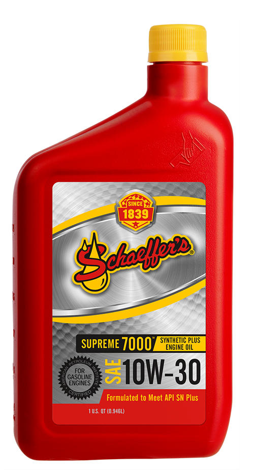 Schaeffer's 0703-012 Supreme 7000 Synthetic Plus 10W-30 12 quarts