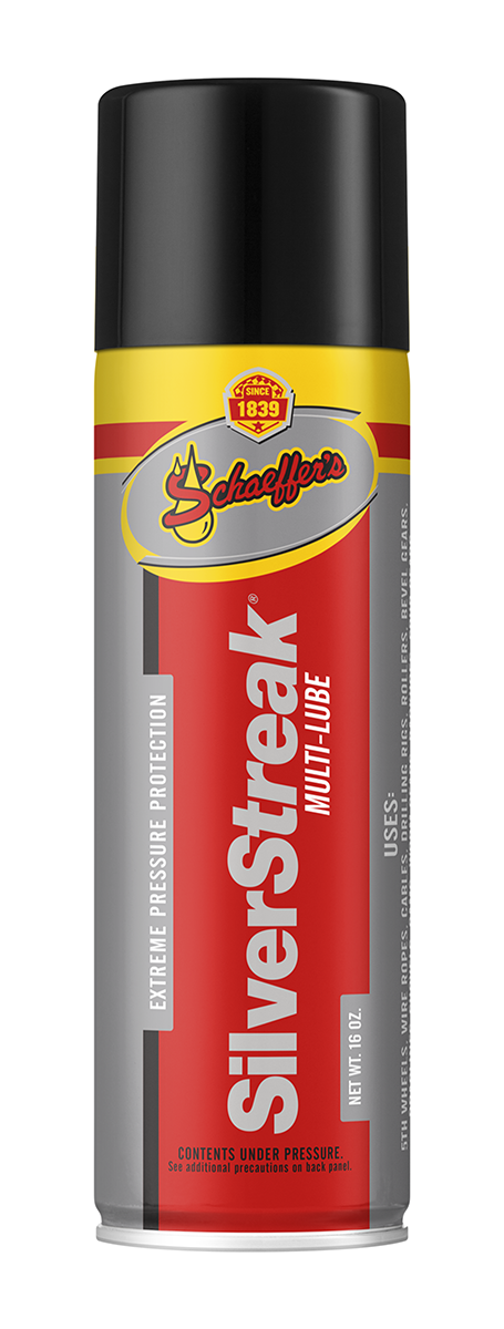 Schaeffers Heavy Duty Semi-Synthetic Silver Streak Multi-Lube Spray | (12) 16oz Cans